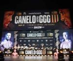 Cumplen Canelo Álvarez y Gennady Golovkin con el peso
