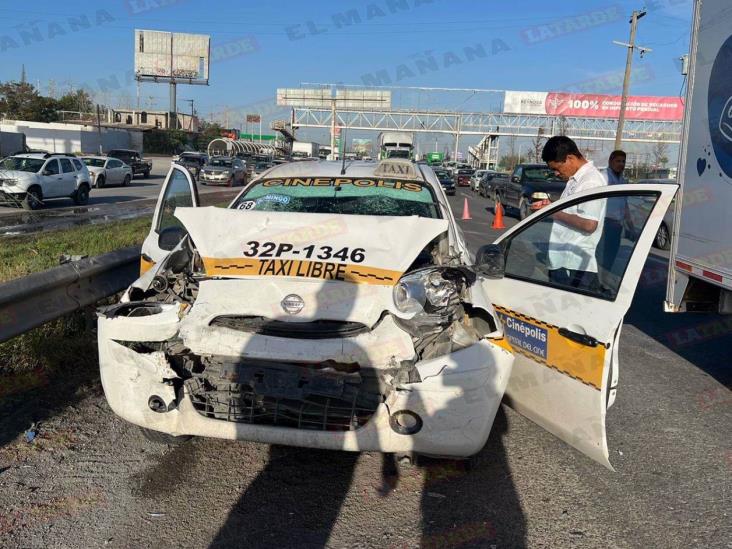 Fallece taxista tras chocar por alcance Fallece taxista tras chocar por alcance