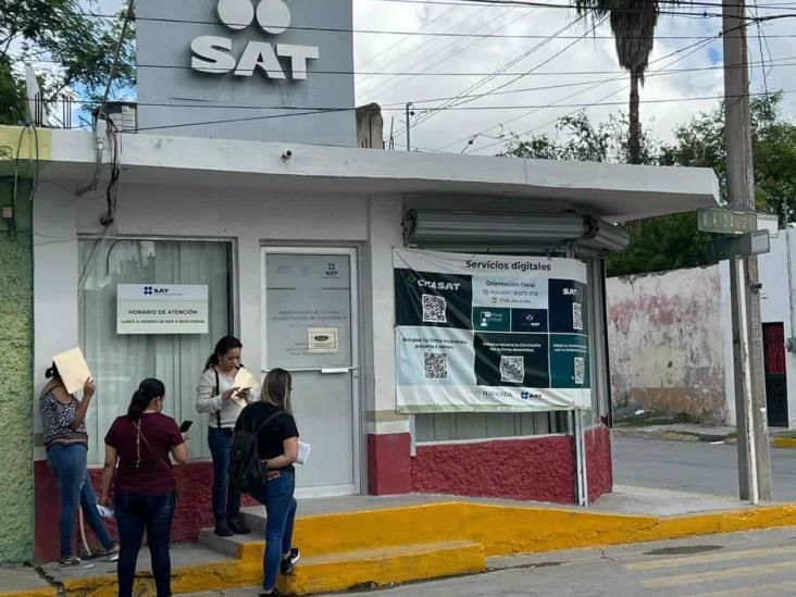 Saturadas las oficinas para trámites del SAT Saturadas las oficinas para trámites del SAT