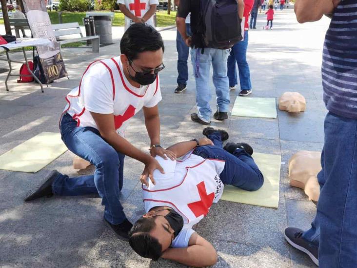 Promueve Cruz Roja los primeros auxilios Promueve Cruz Roja los primeros auxilios