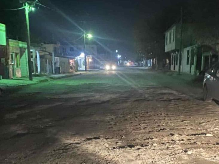 Abandonada la calle Tamaulipas Abandonada la calle Tamaulipas