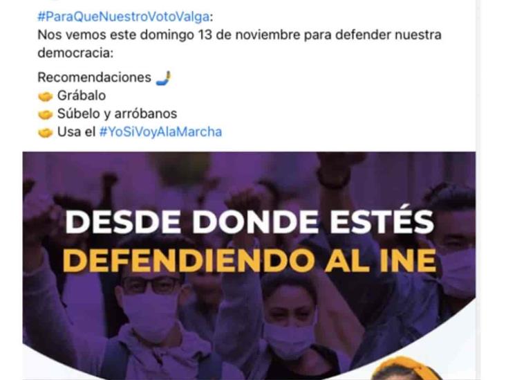 Ciudadanos protestan por eliminación del INE Ciudadanos protestan por eliminación del INE
