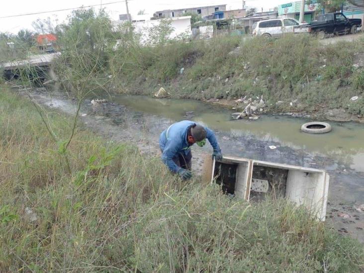 Sigue tiradero de basura en drenes Sigue tiradero de basura en drenes