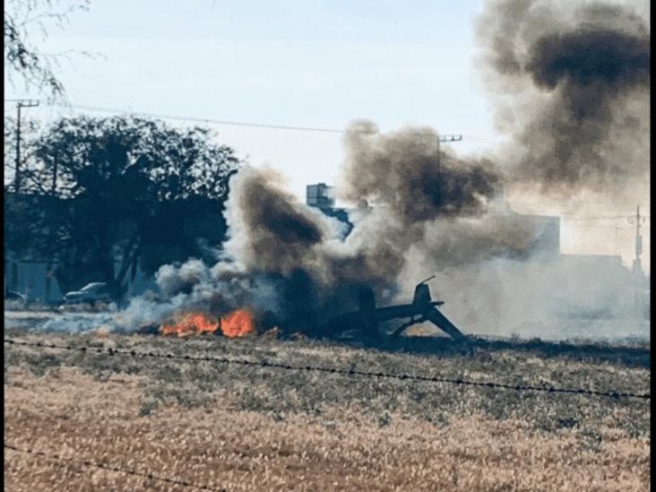 Se desploma helicóptero de la Secretaría de Seguridad de Aguascalientes Se desploma helicóptero de la Secretaría de Seguridad de Aguascalientes